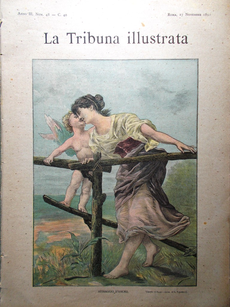 La Tribuna Illustrata 27 Novembre 1892 Spiritismo Roma Ciociari Legislatura …
