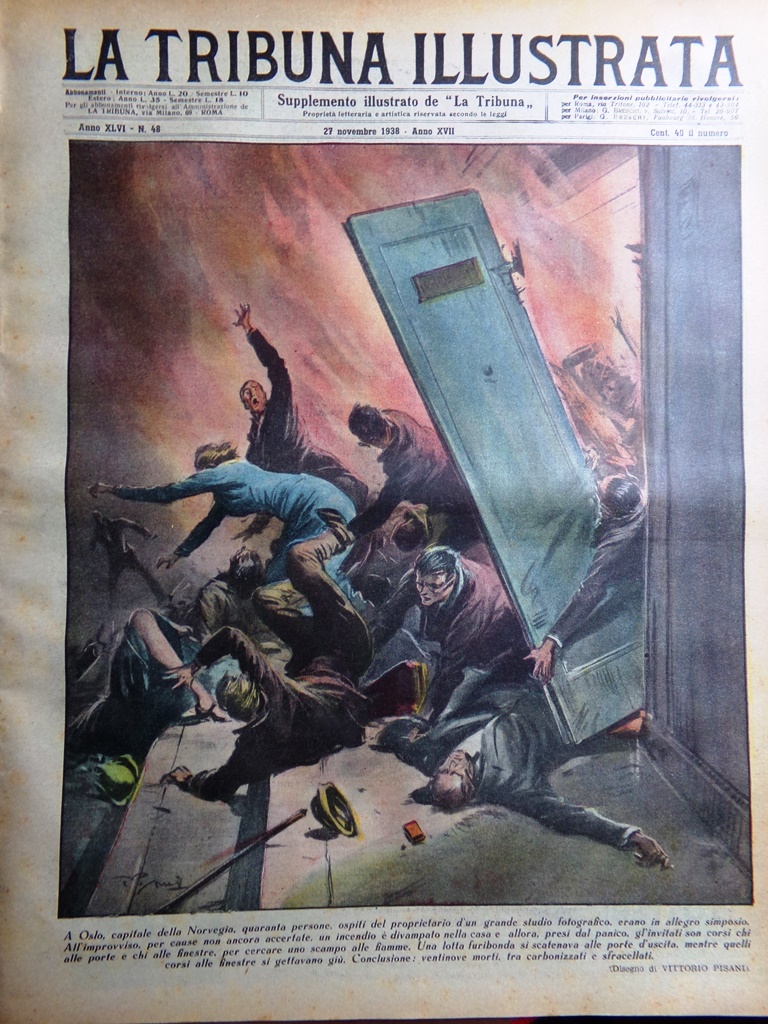 La Tribuna Illustrata 27 Novembre 1938 Luigi XI Siluro Petrolio …