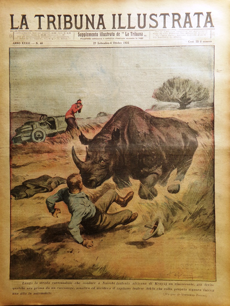 La Tribuna Illustrata 27 Settembre 1925 Greenwich Sgombero Ruhr Caino …