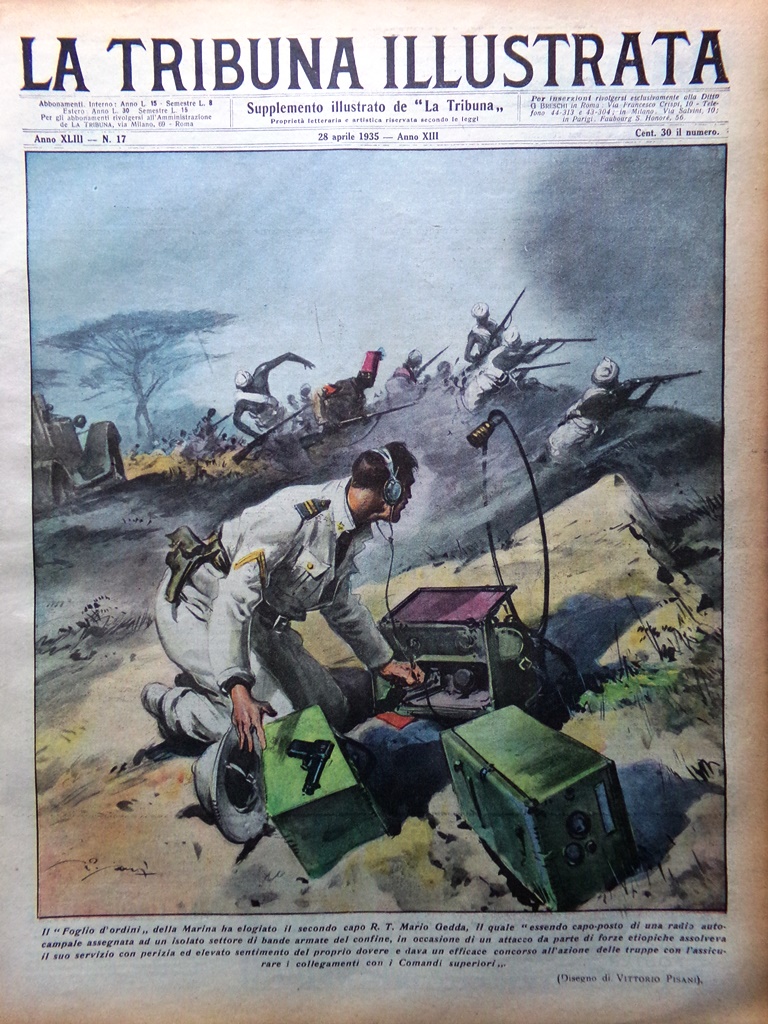 La Tribuna Illustrata 28 Aprile 1935 McPherson San Miniato Perle …