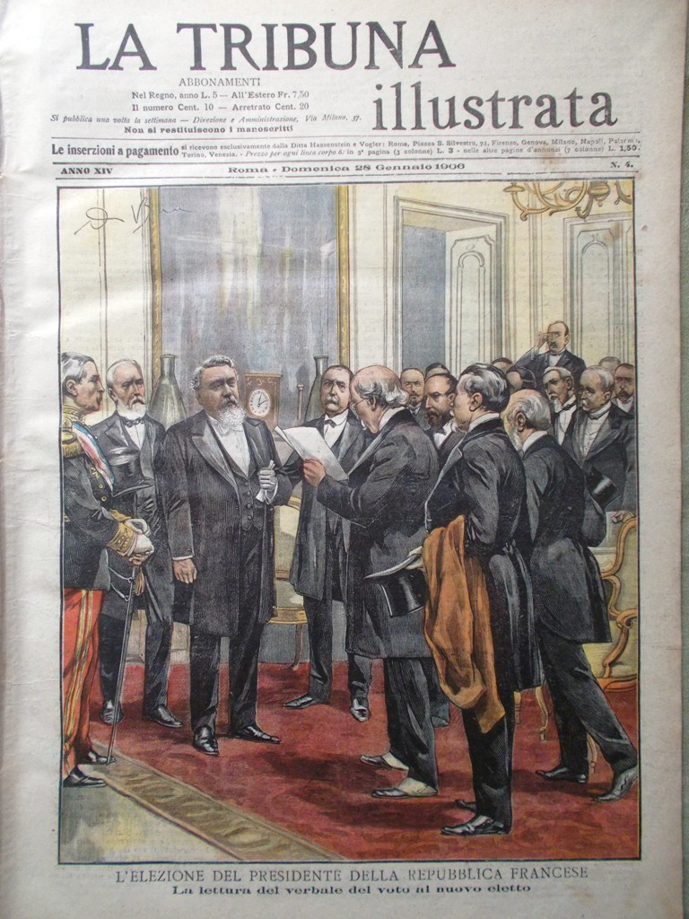 La Tribuna Illustrata 28 Gennaio 1906 Senzatetto Rovigo Dolcetti Calabria …
