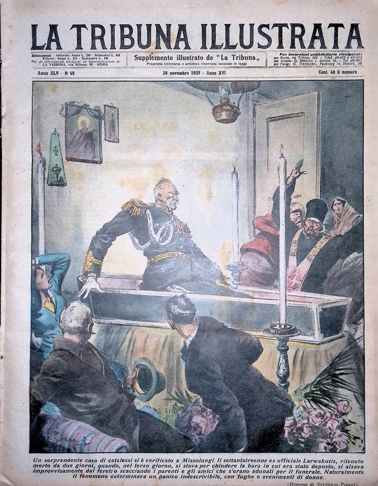 La Tribuna Illustrata 28 Novembre 1937 Mongolia Isola Diavolo Moda …