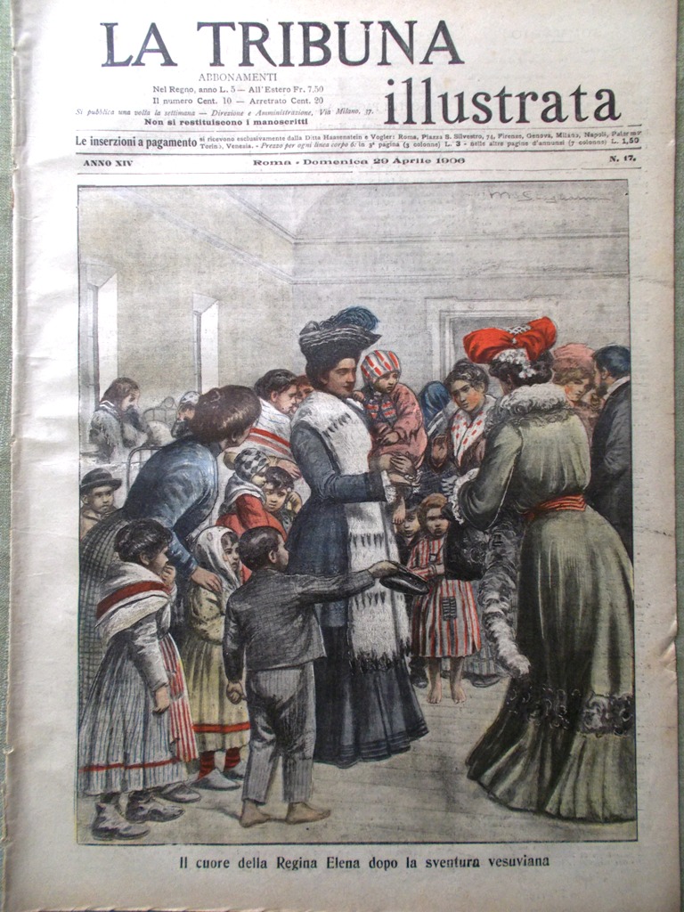 La Tribuna Illustrata 29 Aprile 1906 Eruzione Vesuvio Terremoto di …