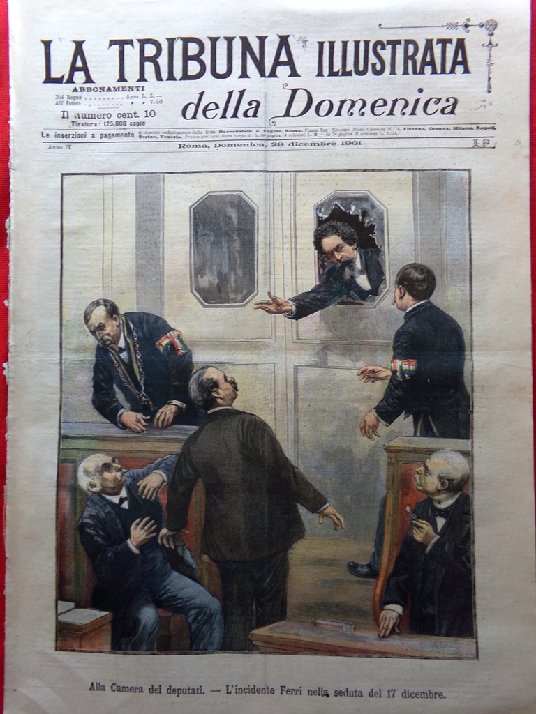 La Tribuna Illustrata 29 Dicembre 1901 Università a Trieste Orsini …