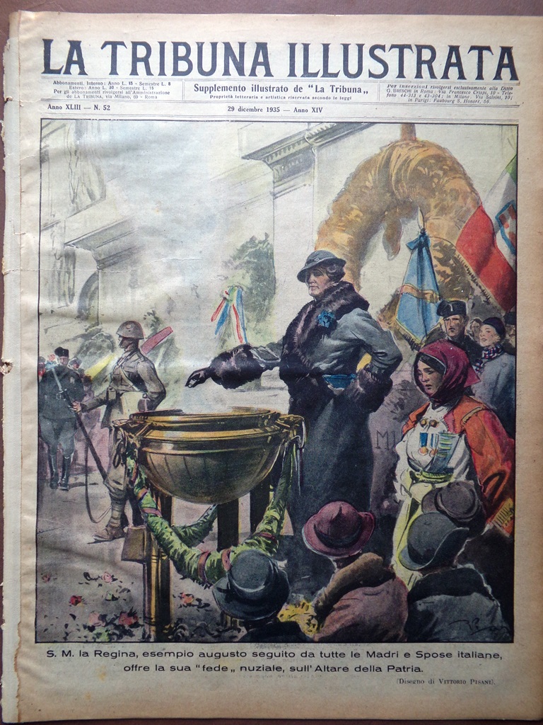 La Tribuna Illustrata 29 Dicembre 1935 Natale Urbe Carte Geografiche …