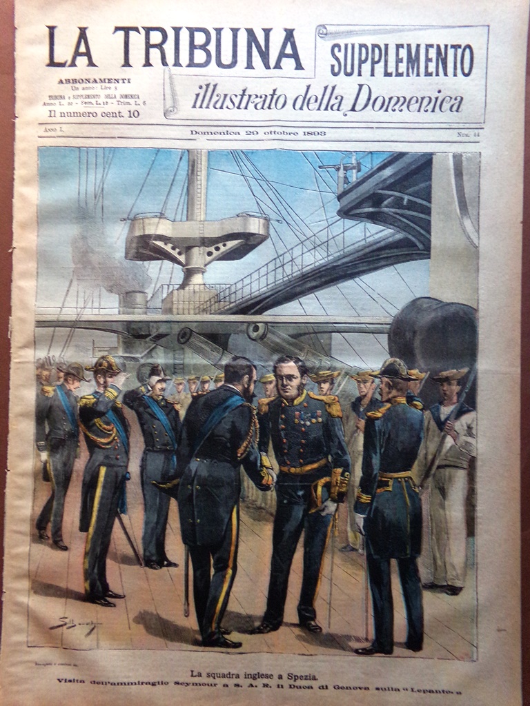 La Tribuna Illustrata 29 Ottobre 1893 flammarion Fine del Mondo …