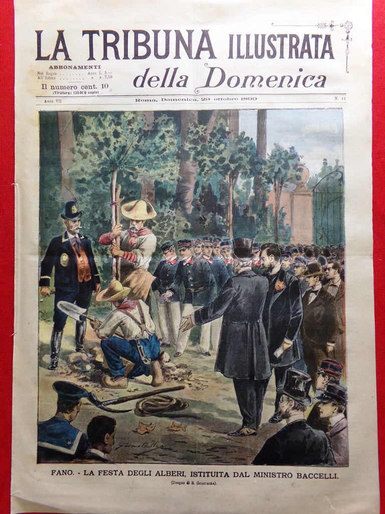 La Tribuna Illustrata 29 Ottobre 1899 Alluvioni Salernitano Sieti Festa …