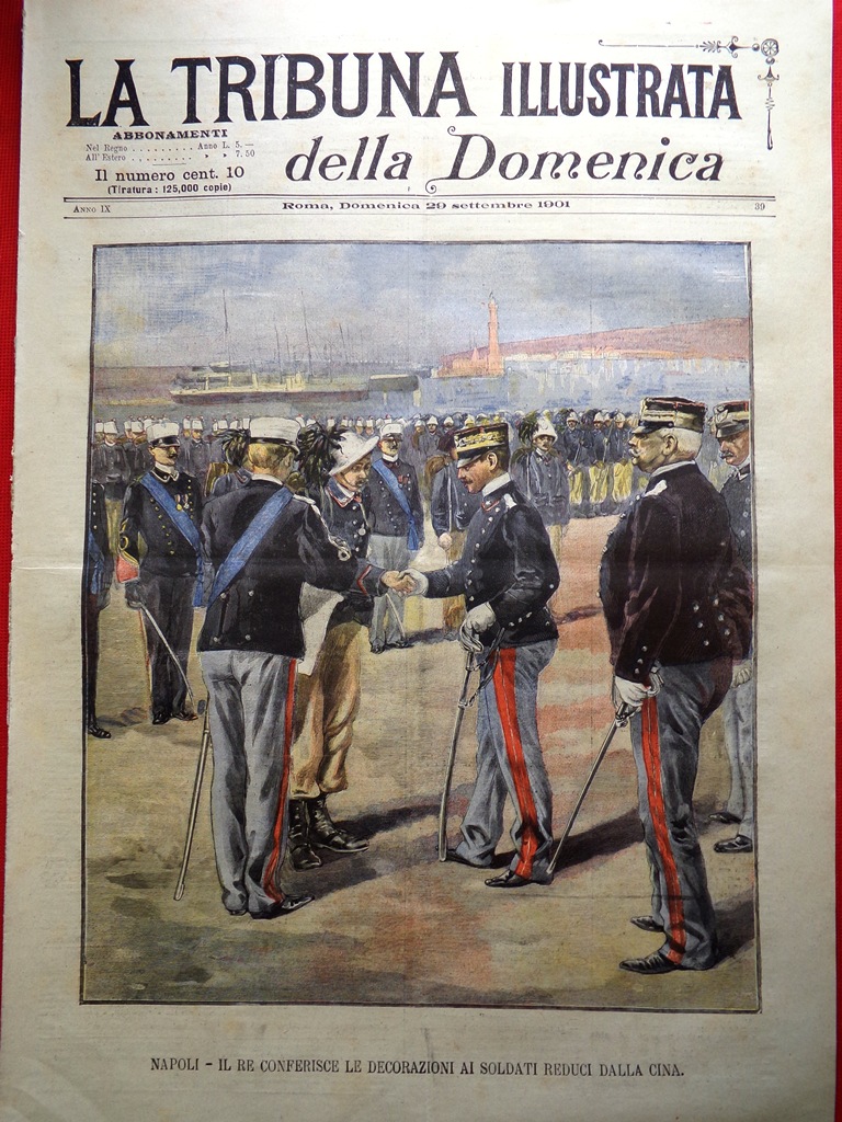 La Tribuna Illustrata 29 Settembre 1901 Racconigi Assassino di McKinley …