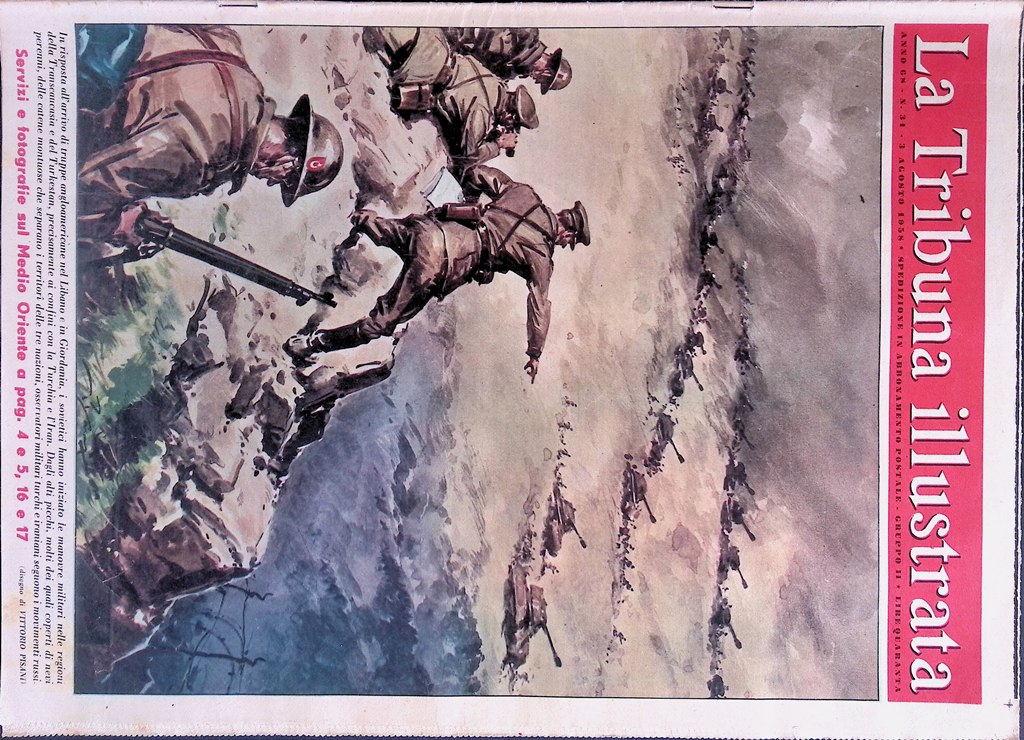 La Tribuna Illustrata 3 Agosto 1958 Crisi Libanese Marilyn Monroe …