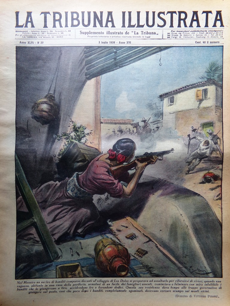 La Tribuna Illustrata 3 Luglio 1938 Mostra di Padova Campioni …