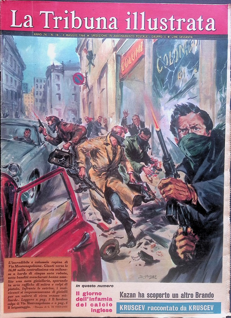 La Tribuna Illustrata 3 Maggio 1964 Kruscev Giallelis Fleming Zarethan …