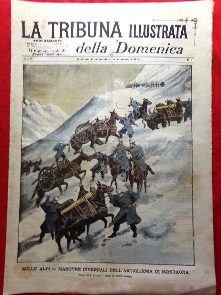 La Tribuna Illustrata 3 Marzo 1901 Schanzer Rutelli Guerra Anglo-Boera …