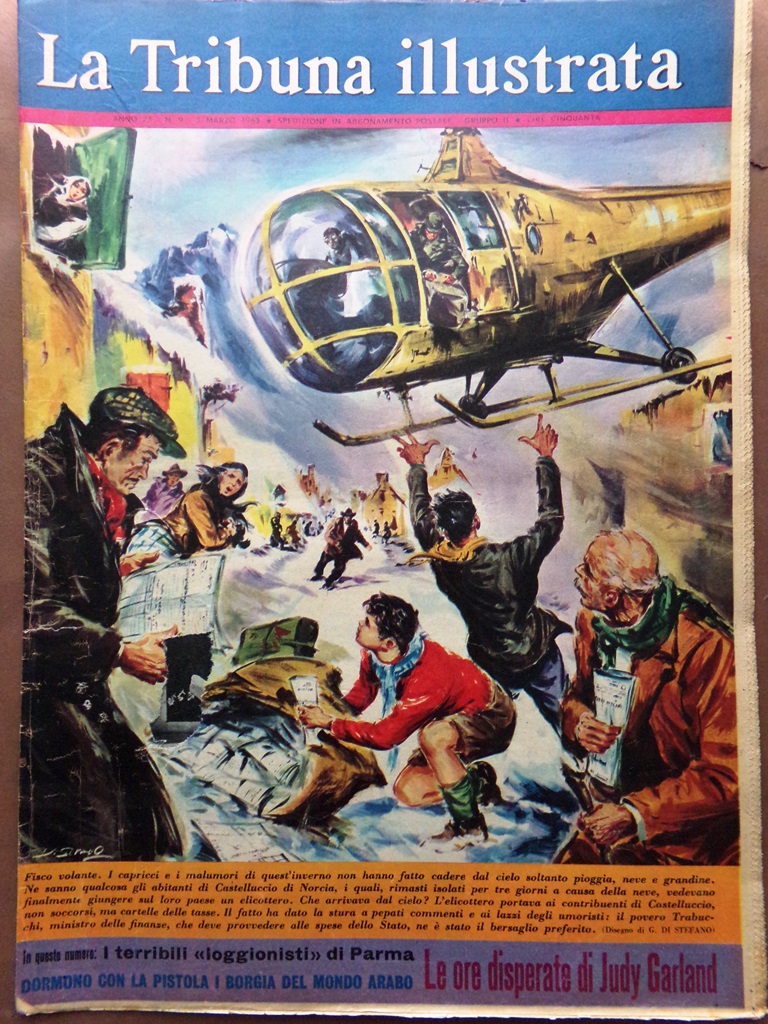 La Tribuna Illustrata 3 Marzo 1963 Gioacchino Belli Garland Bergonzi …