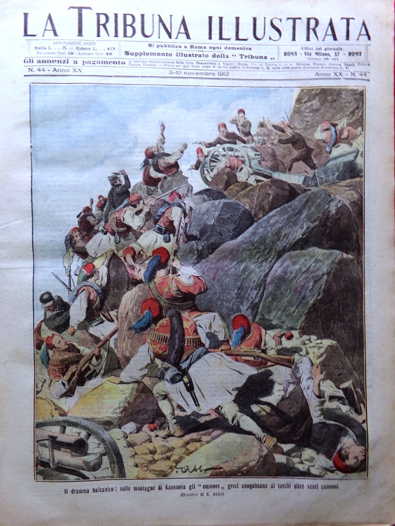 La Tribuna Illustrata 3 Novembre 1912 Moretti Telefono Museo Genova …