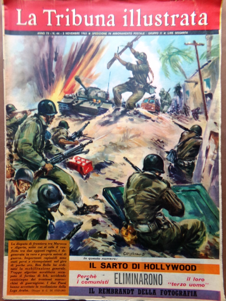 La Tribuna Illustrata 3 Novembre 1963 Grosz Karsh Poliziotto Sy …