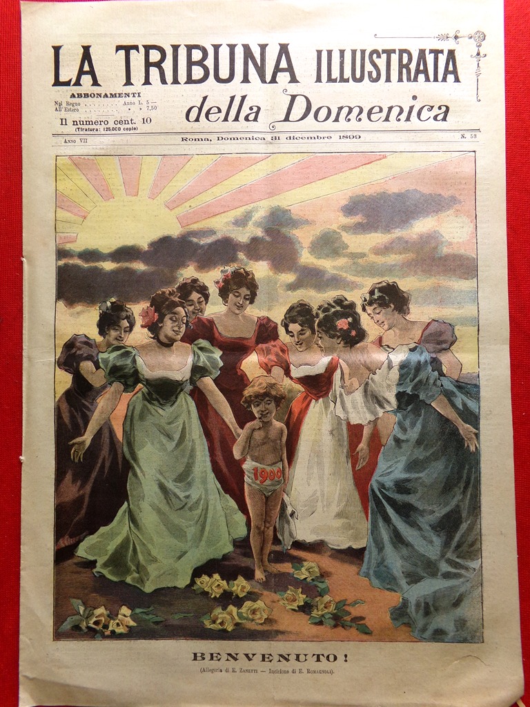 La Tribuna Illustrata 31 Dicembre 1899 Colonna Disastro di Amalfi …