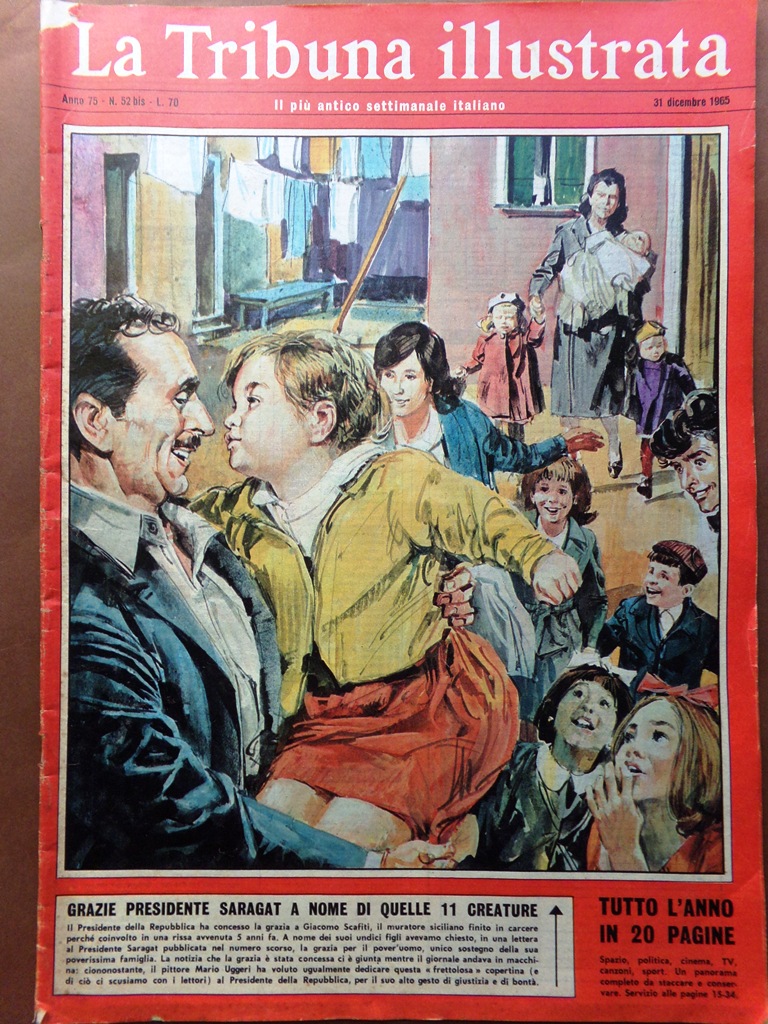 La Tribuna Illustrata 31 Dicembre 1965 Inter Meazza Whisky Champagne …