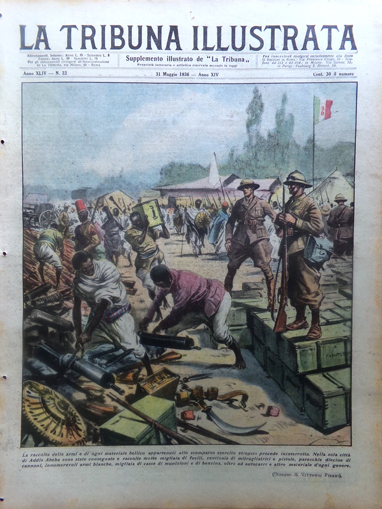 La Tribuna Illustrata 31 Maggio 1936 Impero Britannico Leone Giuda …