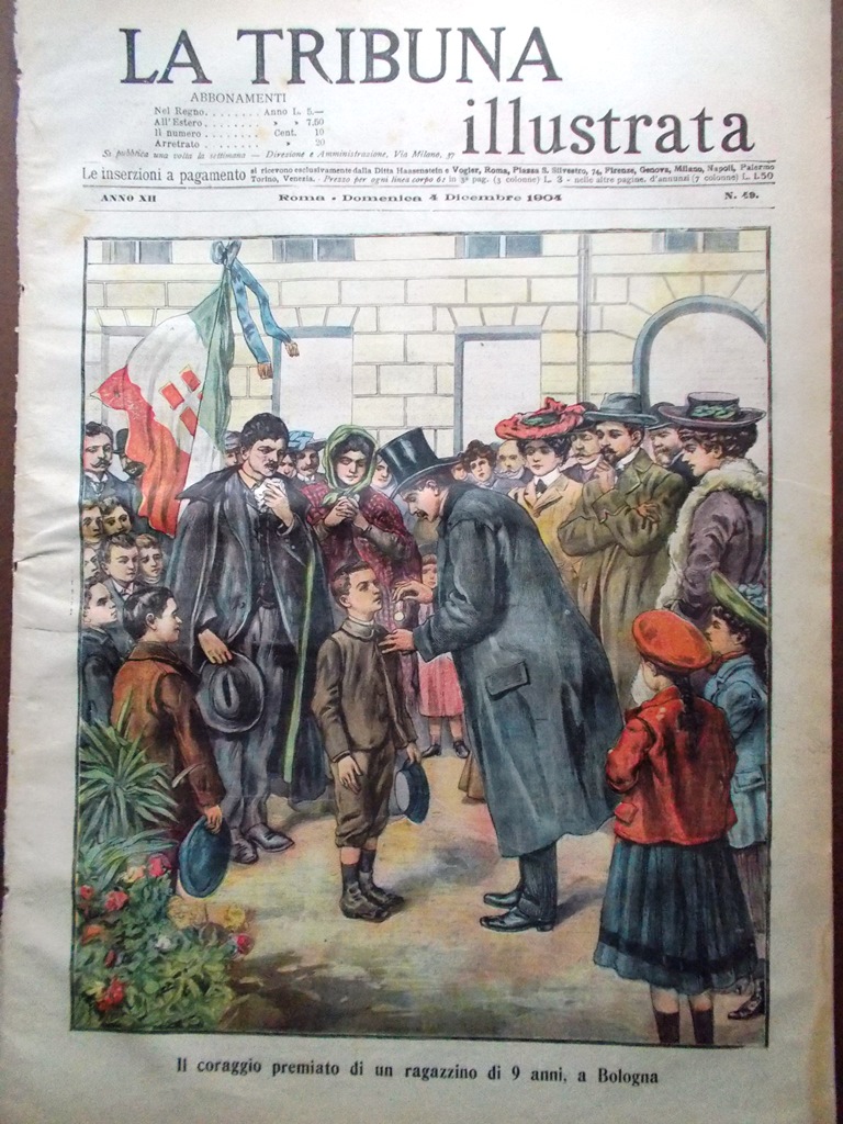 La Tribuna Illustrata 4 Dicembre 1904 Camera Deputati Ferrovia Sempione …