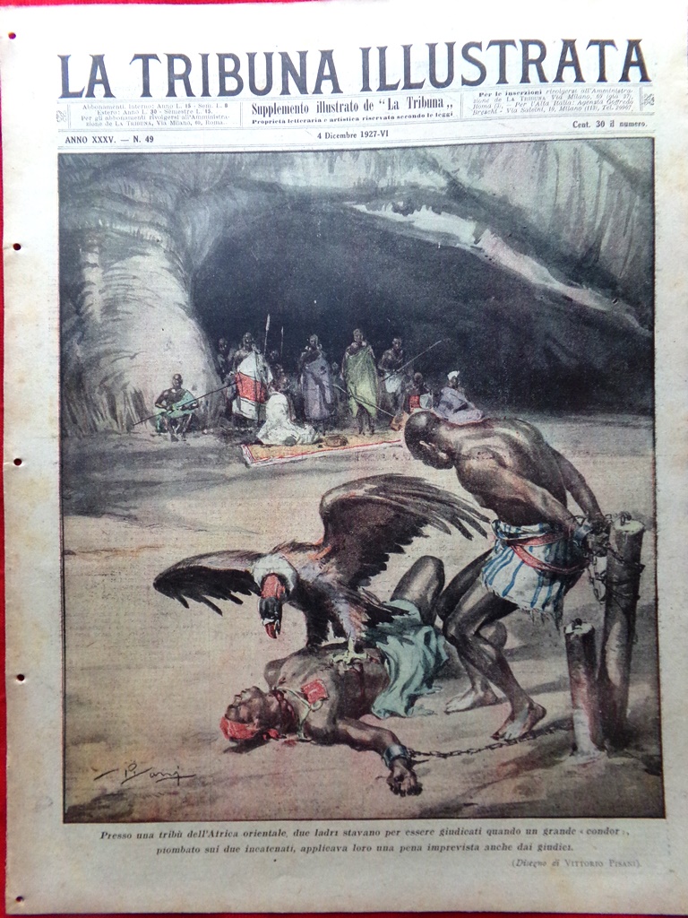 La Tribuna Illustrata 4 Dicembre 1927 Trapani Duce Istria Camicie …