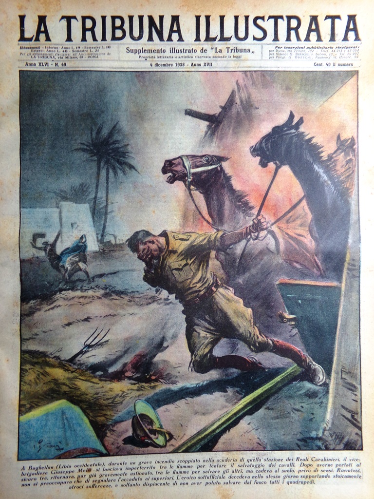 La Tribuna Illustrata 4 Dicembre 1938 Maria Savoia Linea Sigfrido …