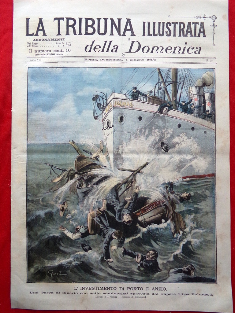 La Tribuna Illustrata 4 Giugno 1899 Emilio Castelar Bustini Ministero …