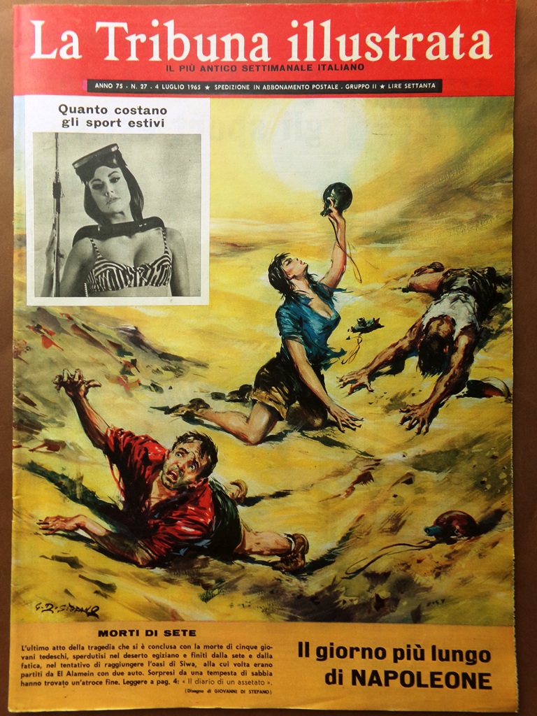 La Tribuna Illustrata 4 Luglio 1965 Jack Dempsey Waterloo Schweitzer …