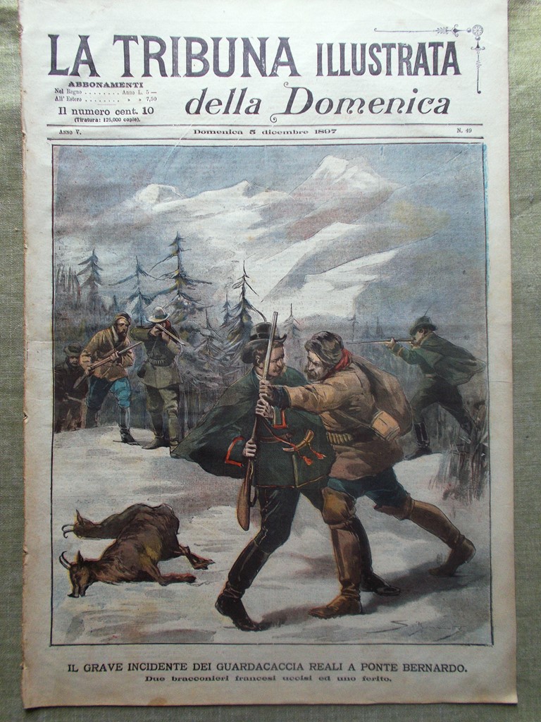 La Tribuna Illustrata 5 Dicembre 1897 Affare Dreyfus Palazzo Marca …