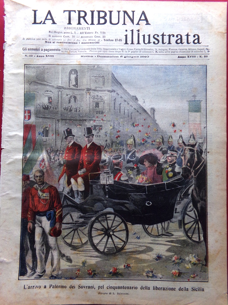 La Tribuna Illustrata 5 Giugno 1910 San Camillo Orazio Grandi …