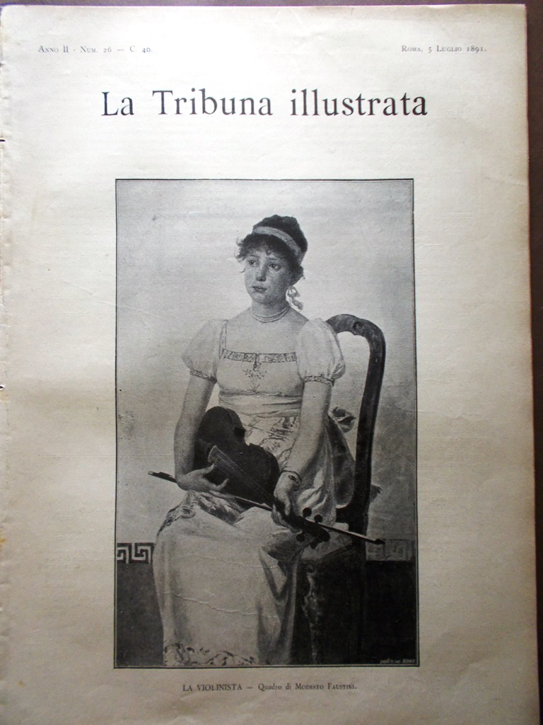 La Tribuna Illustrata 5 Luglio 1891 Seghetti Melinite Costantinopoli Esposizione