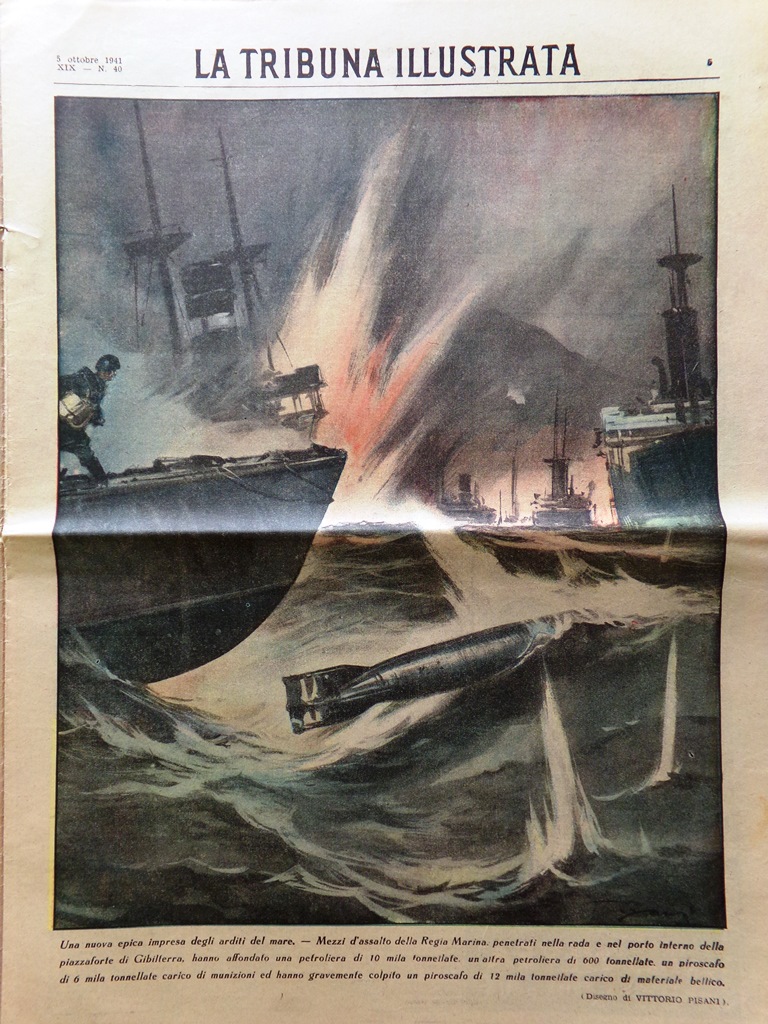 La Tribuna Illustrata 5 Ottobre 1941 WW2 Feriti Guerra Kremlino …