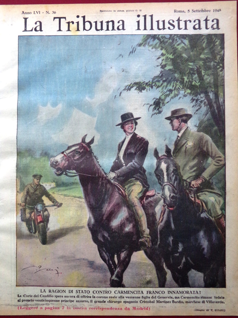 La Tribuna Illustrata 5 Settembre 1948 Carmencita Margutta Tito Fumetti …
