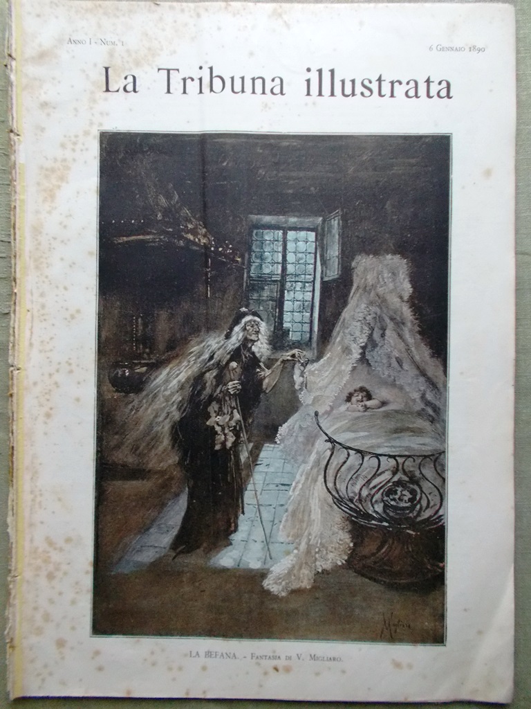 La Tribuna Illustrata 6 Gennaio 1890 Primo Numero Assoluto Gayarre …