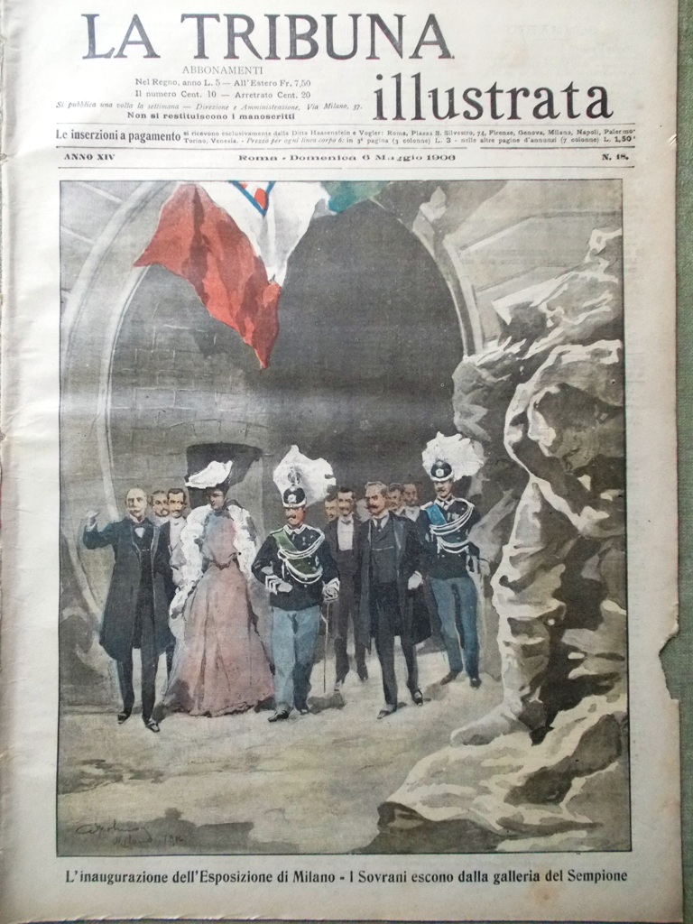 La Tribuna Illustrata 6 Maggio 1906 Vesuvio Olimpiadi Atene Congressi …