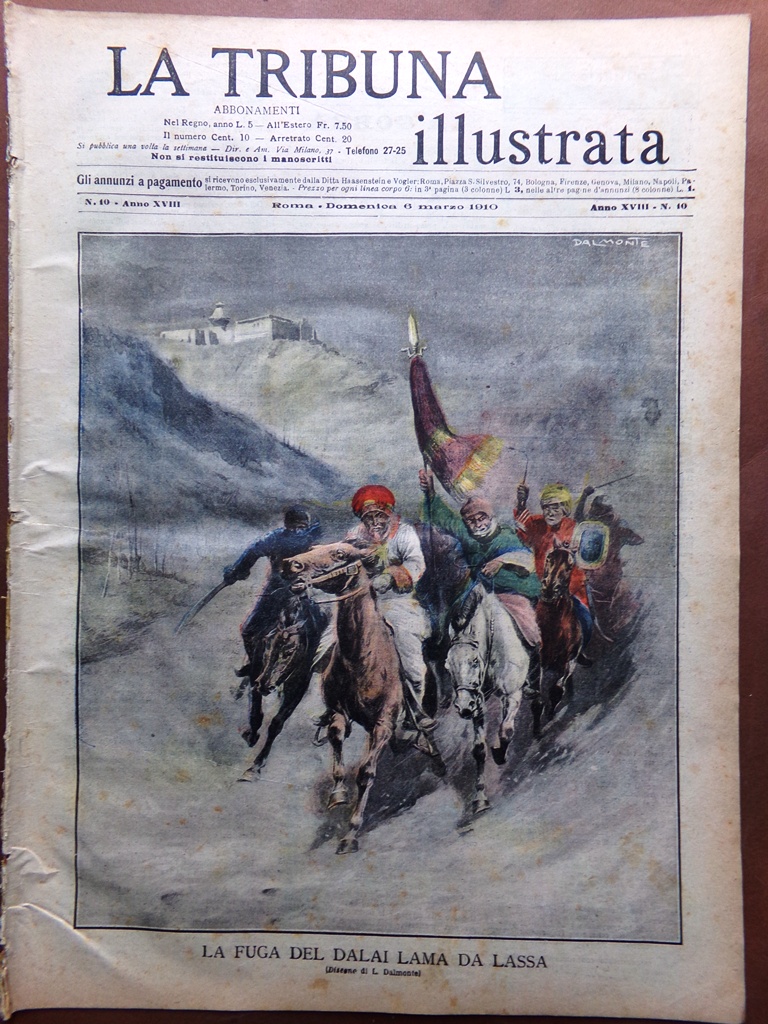 La Tribuna Illustrata 6 Marzo 1910 Rota Curie Tubercolosi Zecca …