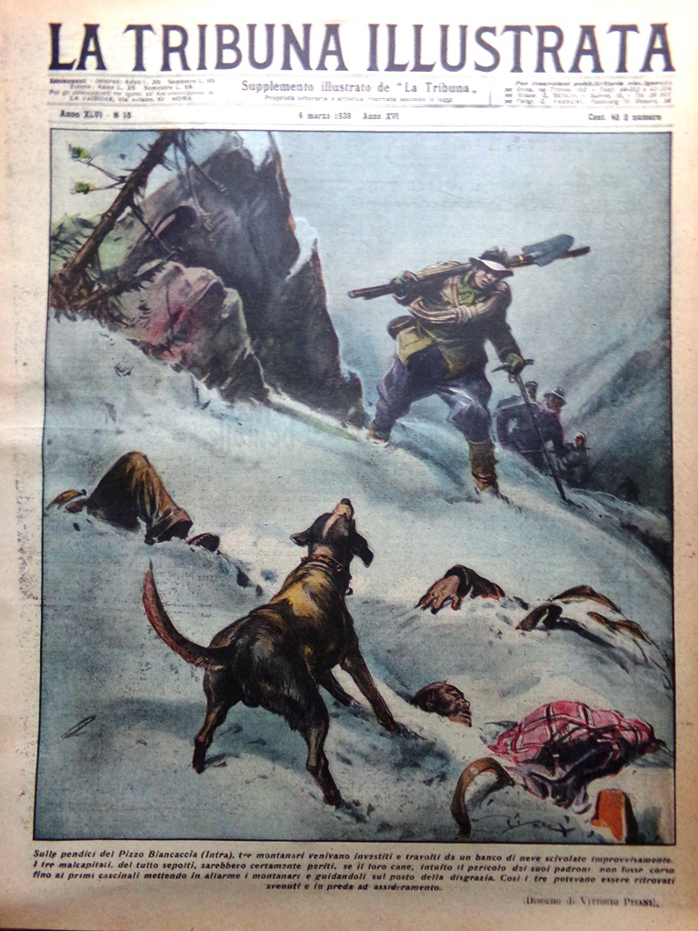 La Tribuna Illustrata 6 Marzo 1938 Giornale Petrarca Attrici di …