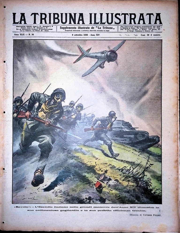 La Tribuna Illustrata 6 Settembre 1936 Manovre in Irpinia Salari …