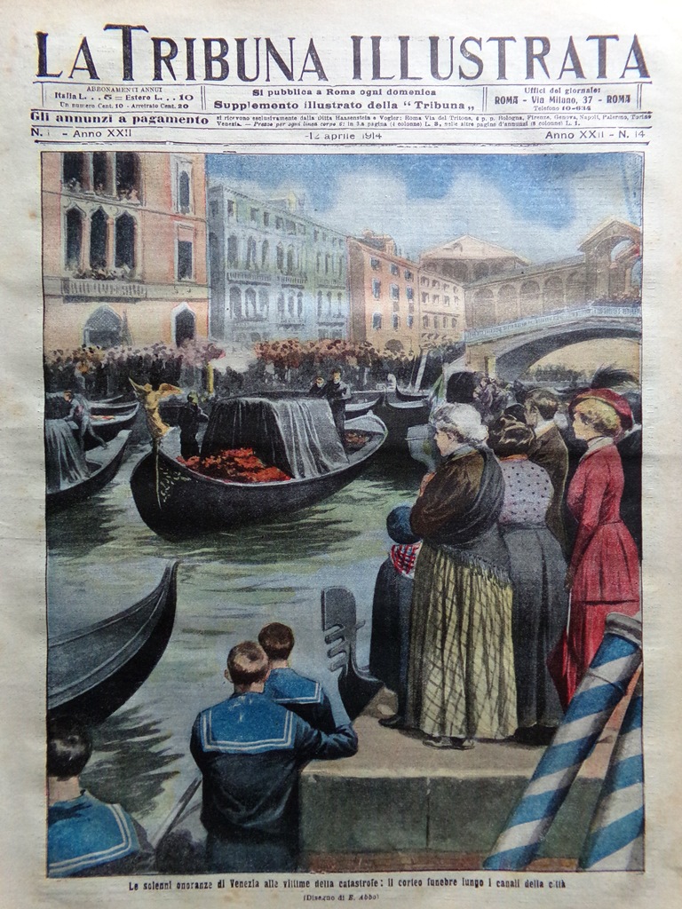 La Tribuna Illustrata 7 Aprile 1912 Scavi di Pompei Trinità …