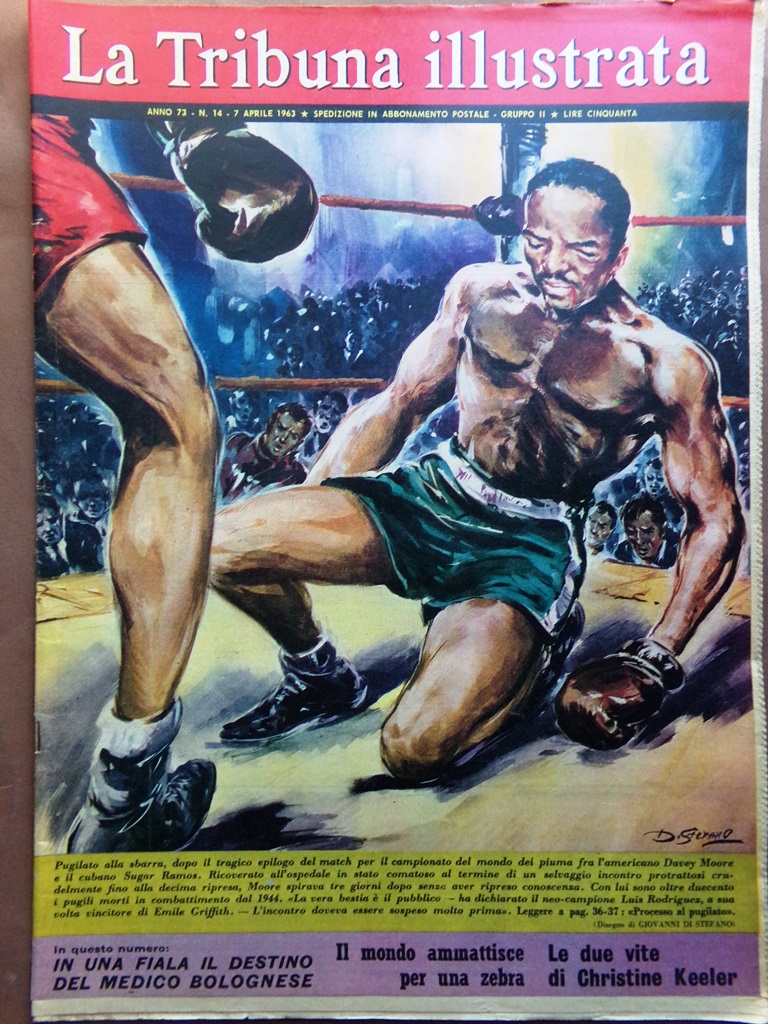 La Tribuna Illustrata 7 Aprile 1963 Davey Moore Salon des …