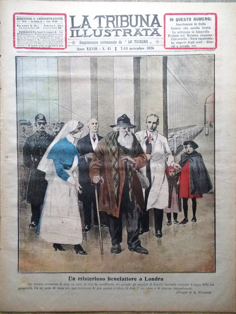 La Tribuna Illustrata 7 Novembre 1920 Bolscevismo Americanate Irlanda Templemore