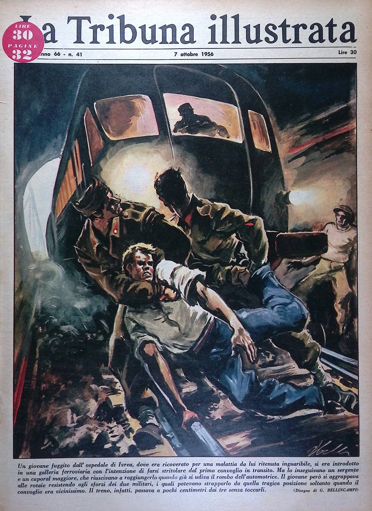 La Tribuna Illustrata 7 Ottobre 1956 Televisione Carol Doppiaggio Fontana …