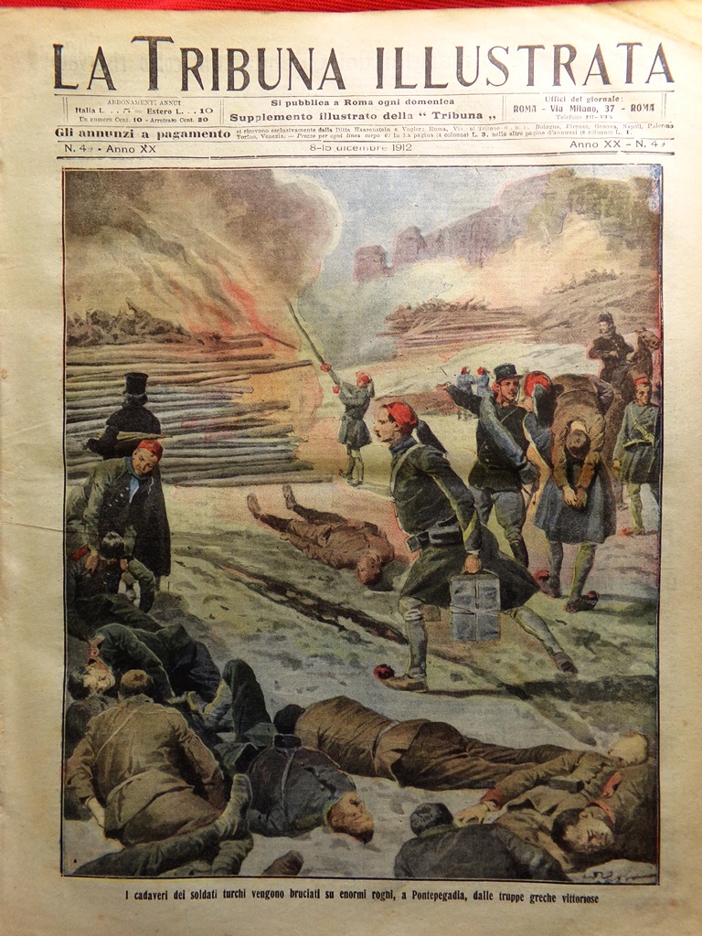 La Tribuna Illustrata 8 Dicembre 1912 Scuole Roma Frey Fonografo …