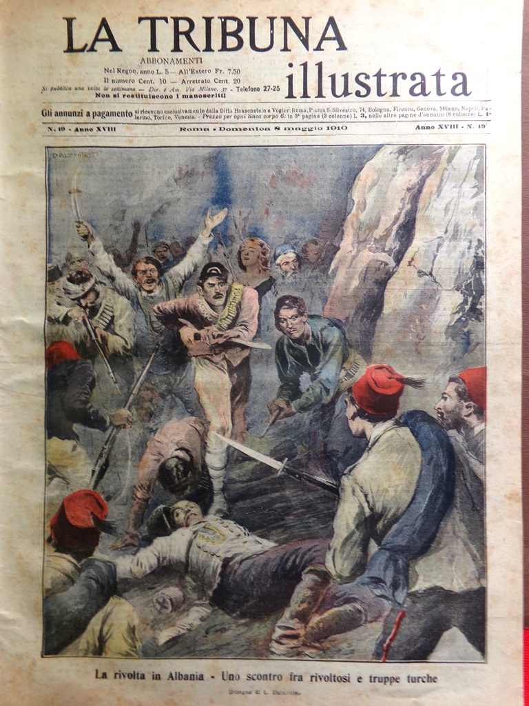 La Tribuna Illustrata 8 Maggio 1910 Morte di Mark Twain …