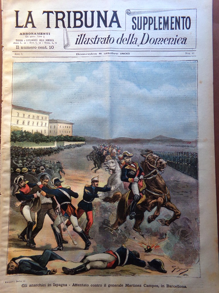La Tribuna Illustrata 8 Ottobre 1893 Flammarion Fine del Mondo …