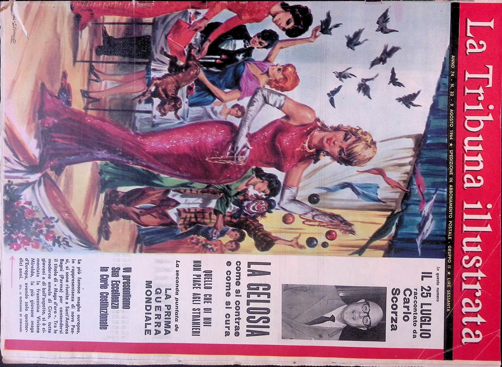 La Tribuna Illustrata 9 Agosto 1964 Mireldo Scorza Marciano Kennedy …