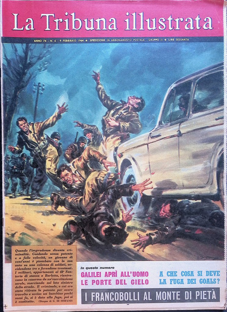 La Tribuna Illustrata 9 Febbraio 1964 Allen Playboy Ciangottini Galilei …