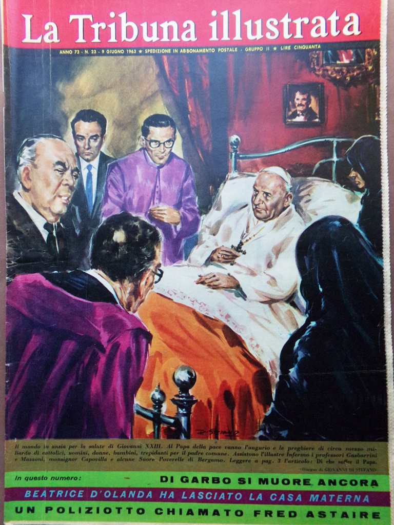 La Tribuna Illustrata 9 Giugno 1963 Malattia Papa Garbo Astaire …