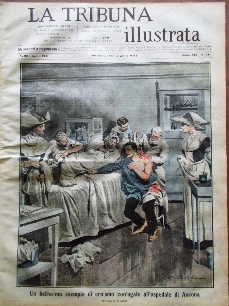 La Tribuna Illustrata 9 Luglio 1911 Clotilde Congresso Femminile Pollet …