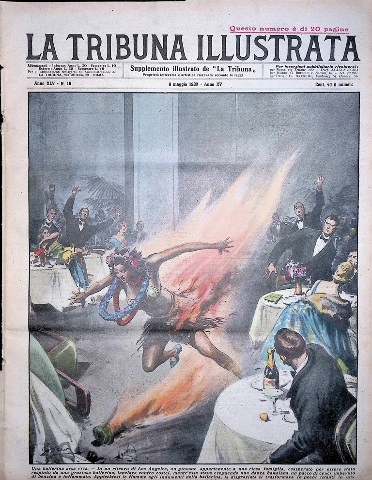 La Tribuna Illustrata 9 Maggio 1937 Candele Costa Brava Metropoli …