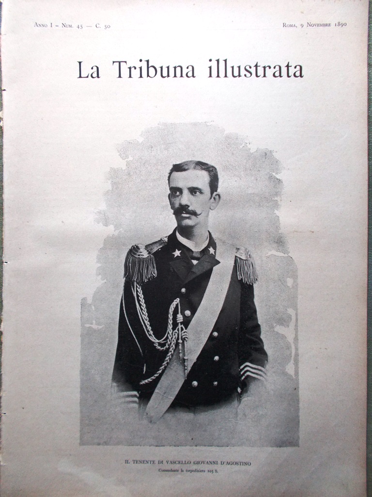 La Tribuna Illustrata 9 Novembre 1890 Berti Umberto Napoli Rione …